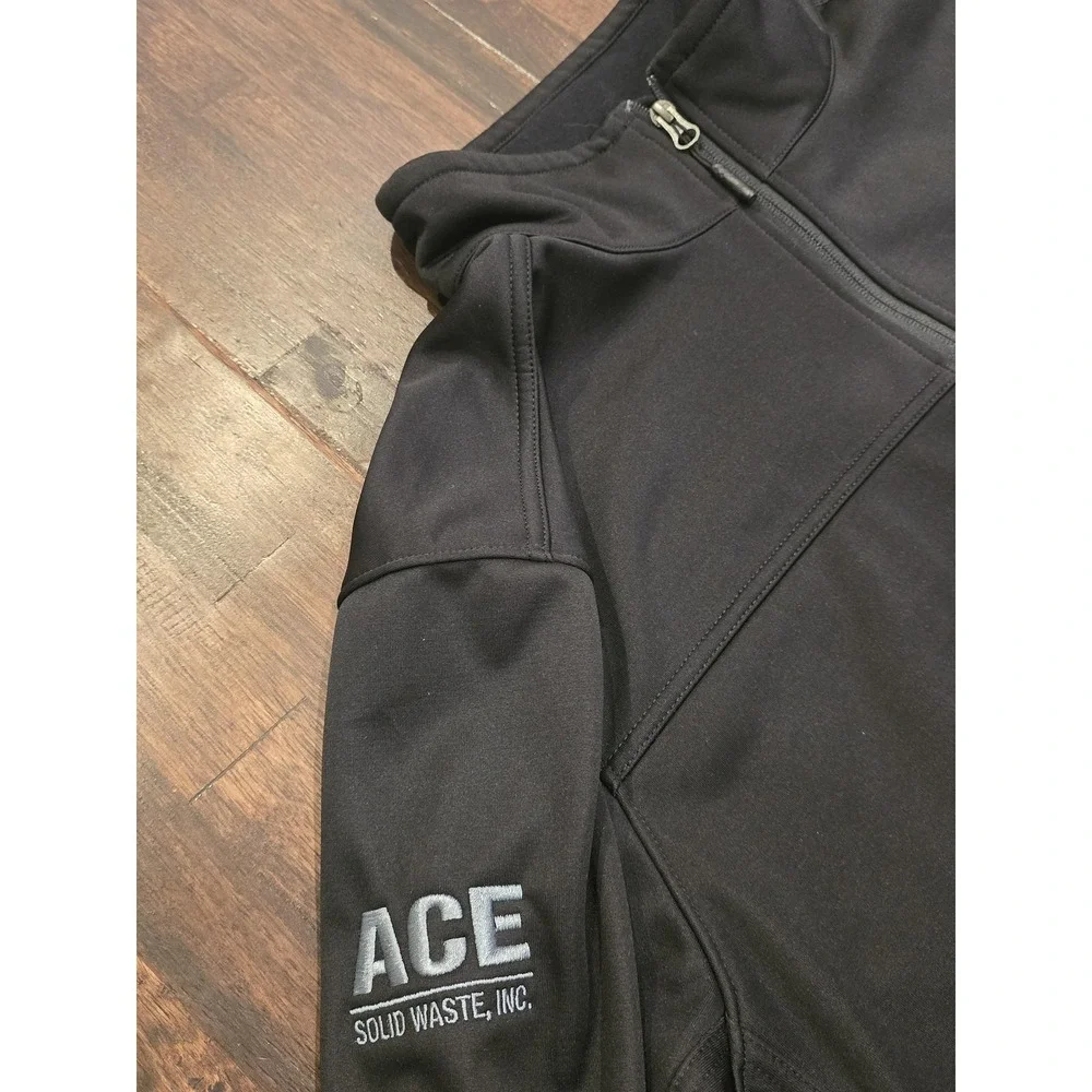 The North Face Jacket Mens Large Black Apex ClimateBlock Softshell Full‎ Zip